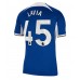 Billige Chelsea Romeo Lavia #45 Hjemmebane Fodboldtrøjer 2023-24 Kortærmet